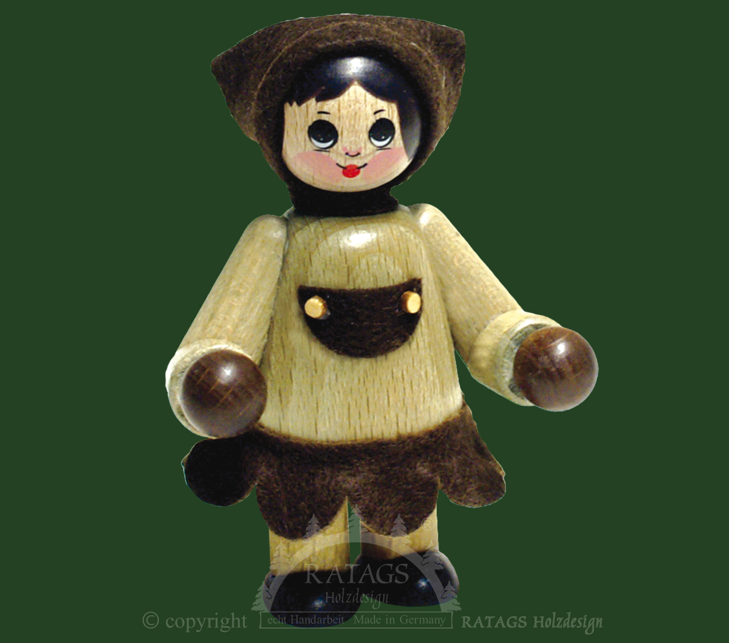 Figur groß, Mädchen mit Kopftuch Figur groß, Mädchen mit Kopftuch