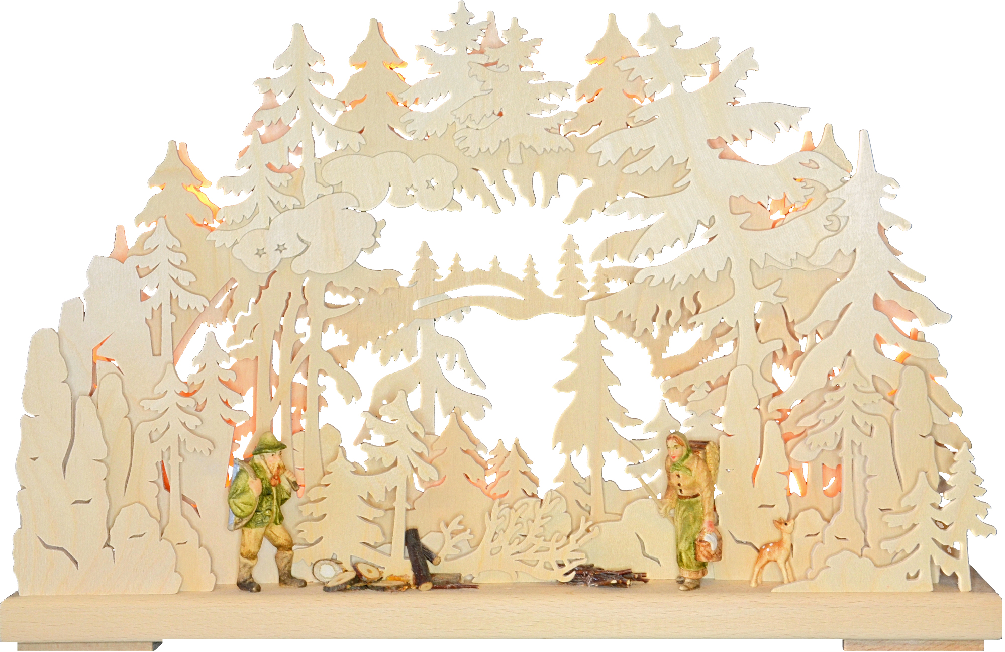 3D-Schwibbogen kl., "Waldweg" 3D-Schwibbogen kl., "Waldweg"