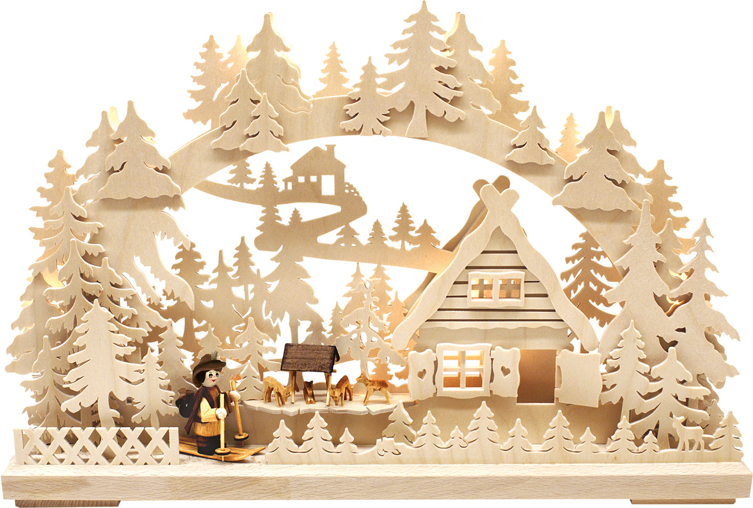 3D-Schwibbogen klein, Langlauf