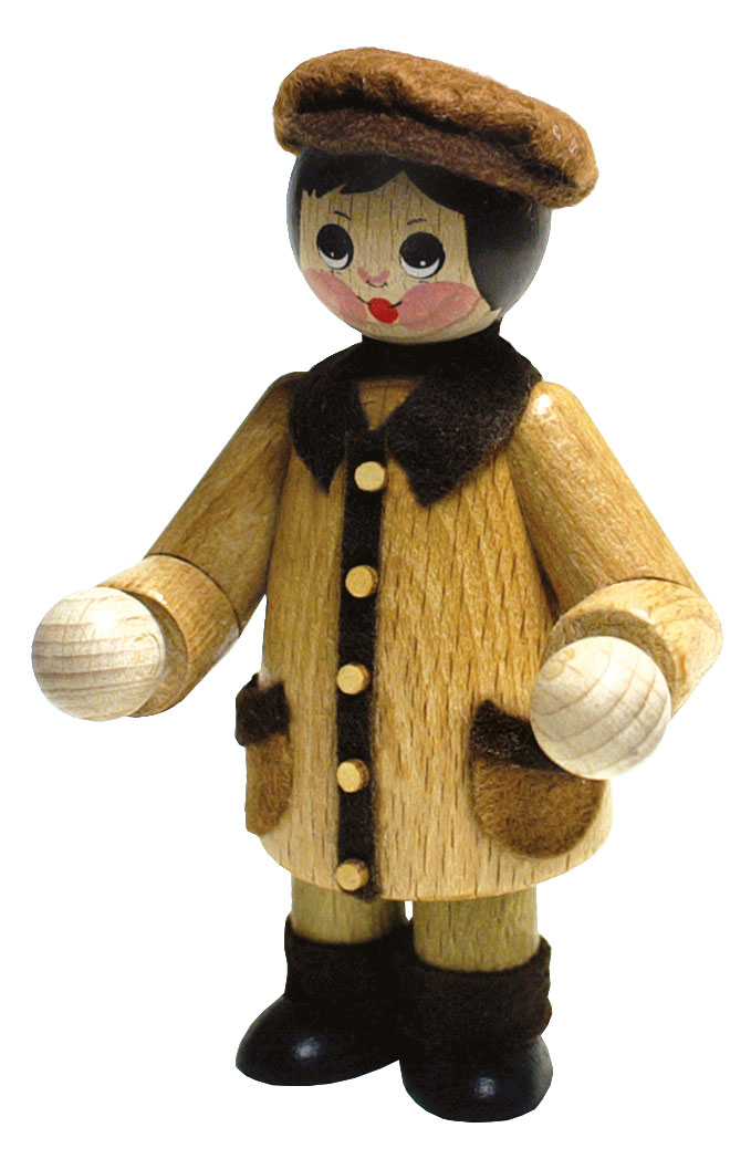 Figur groß, Mann mit Schirmmütze