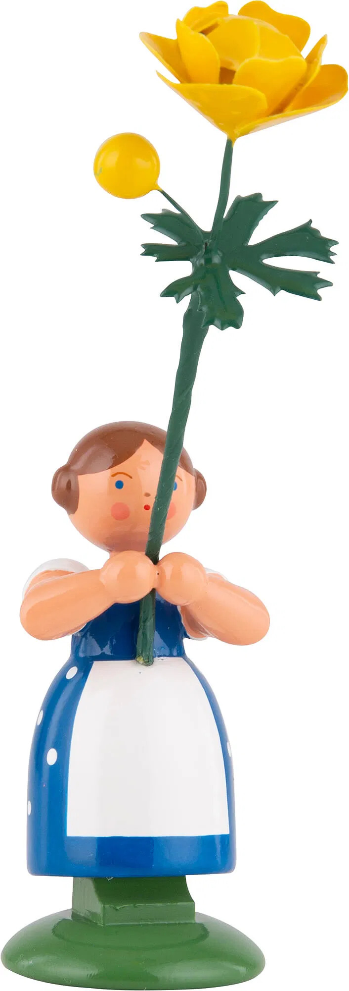 Mädchen mit Trollblume