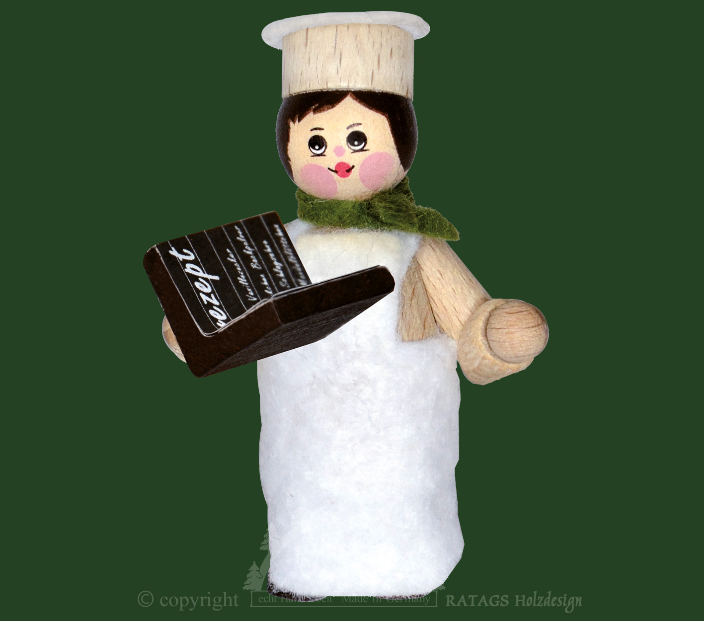 Sammler-Püppchen, Bäcker mit langer weißer Schürze