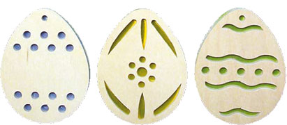 Baumbehang zum Basteln, 3er Set, Eier, zum Gestalten Baumbehang zum Basteln, 3er Set, Eier, zum Gestalten