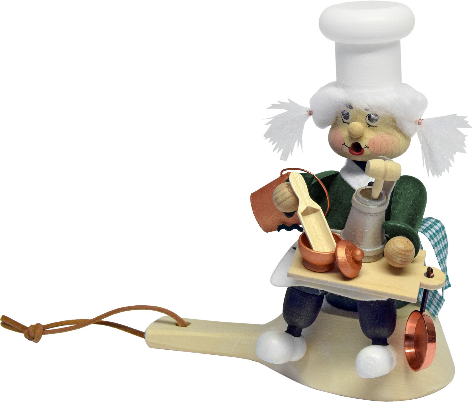 Räuchermännchen, Köchin Kantenhocker Räuchermännchen, Köchin Kantenhocker