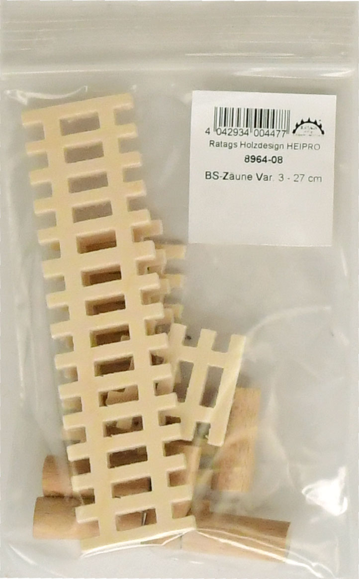 BS-Zäune Var. 3 - 27 cm BS-Zäune Var. 3 - 27 cm