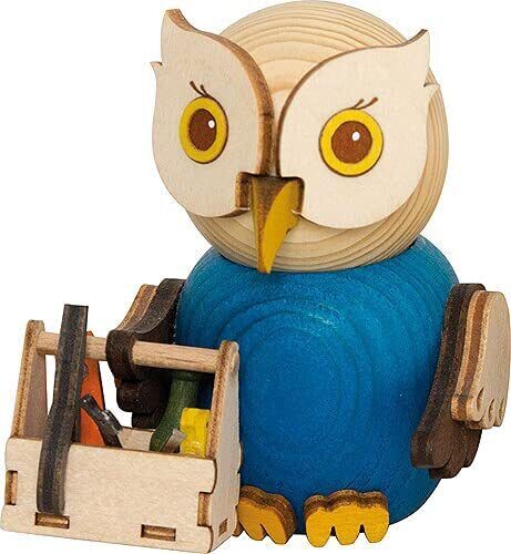 Mini Eule Handwerker ca. 7 cm, neu 2021