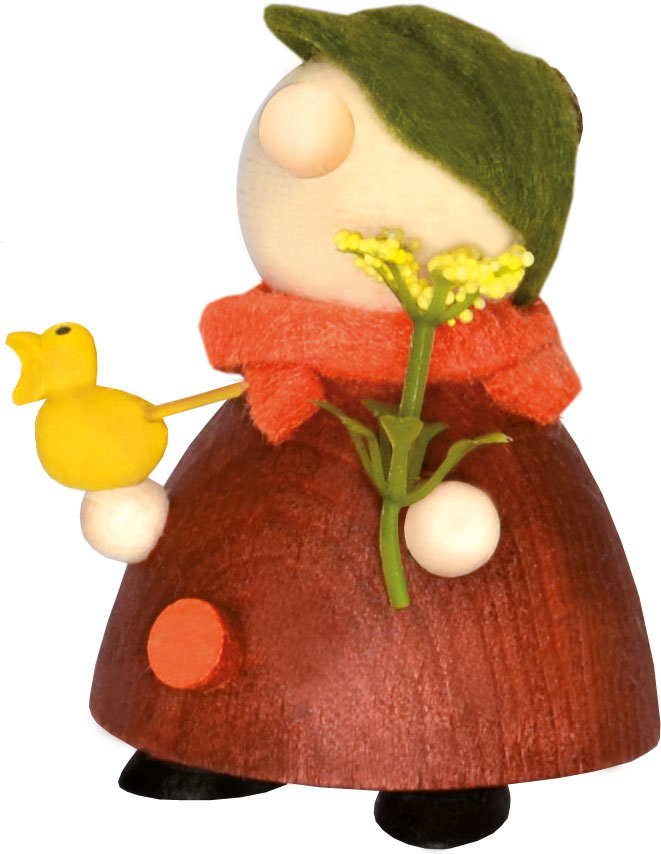 Molli Stift Gärtner, Blümchen, Vogel, gr Molli Stift Gärtner, Blümchen, Vogel, gr