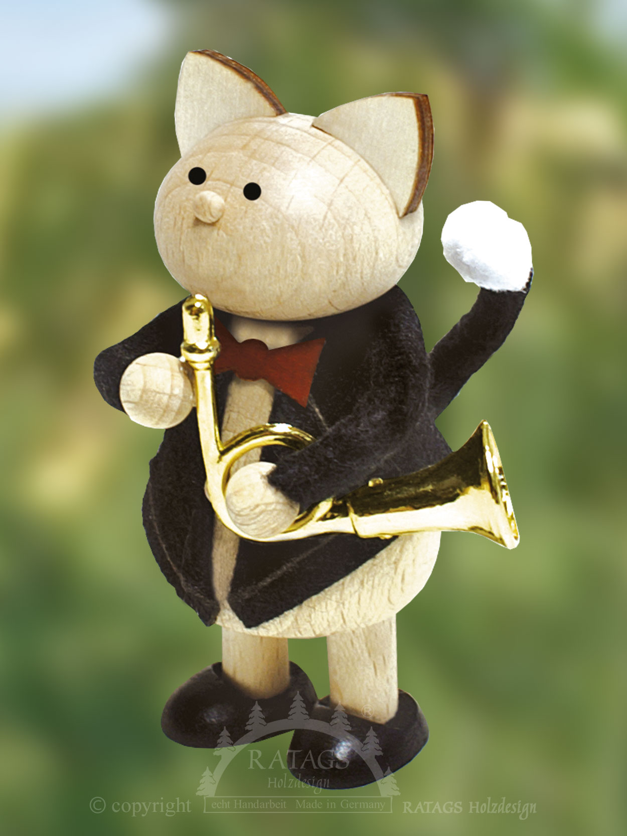 Katze mit Horn