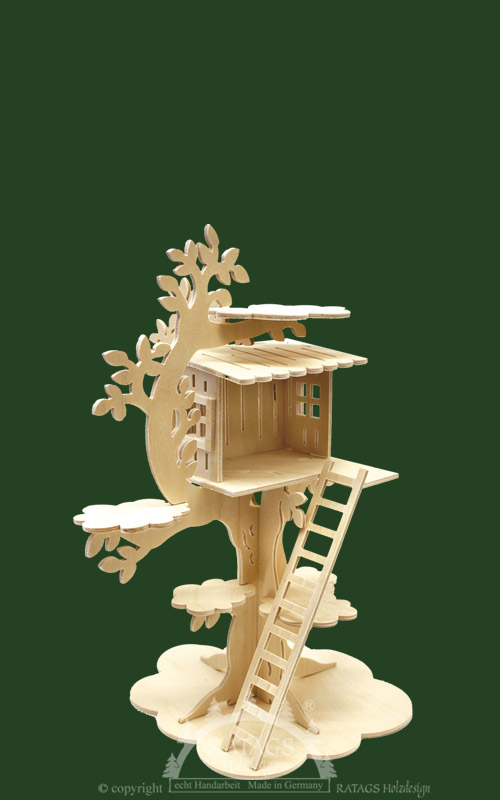 Baumhaus zum Basteln, klein, für Miniaturen Baumhaus zum Basteln, klein, für Miniaturen