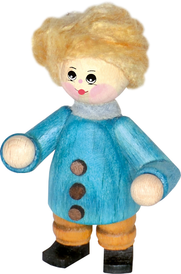 Junge, blaue Jacke Junge, blaue Jacke