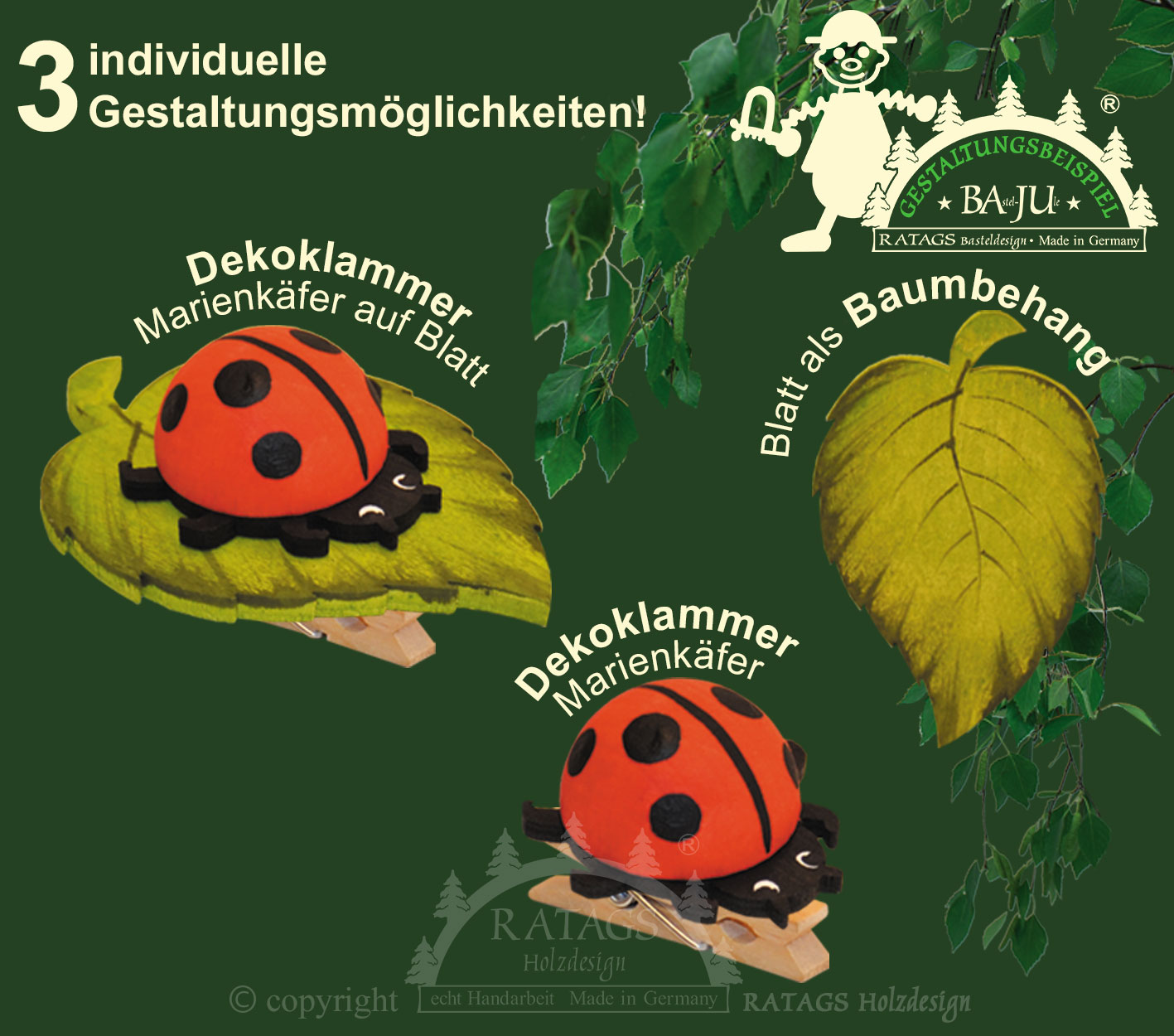 Marienkäfer zum Basteln, groß Marienkäfer zum Basteln, groß