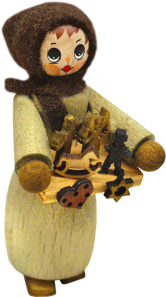 Figur, Striezelkind, grün Figur, Striezelkind, grün