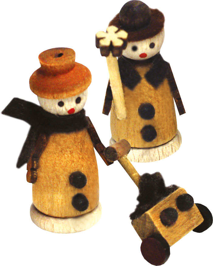 Miniaturfiguren, 2er Set, Reisende