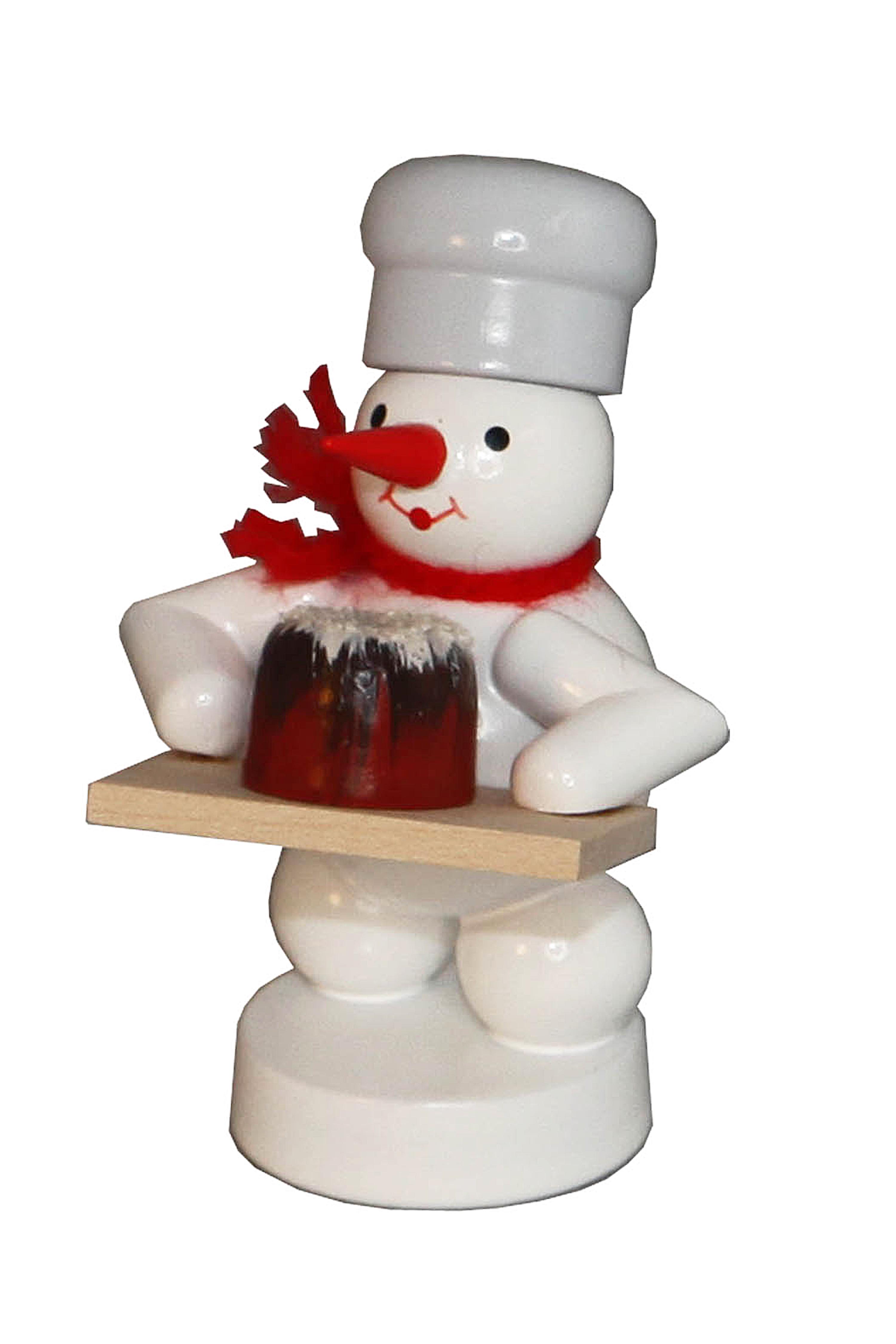 Bäcker Schneemann mit Torte