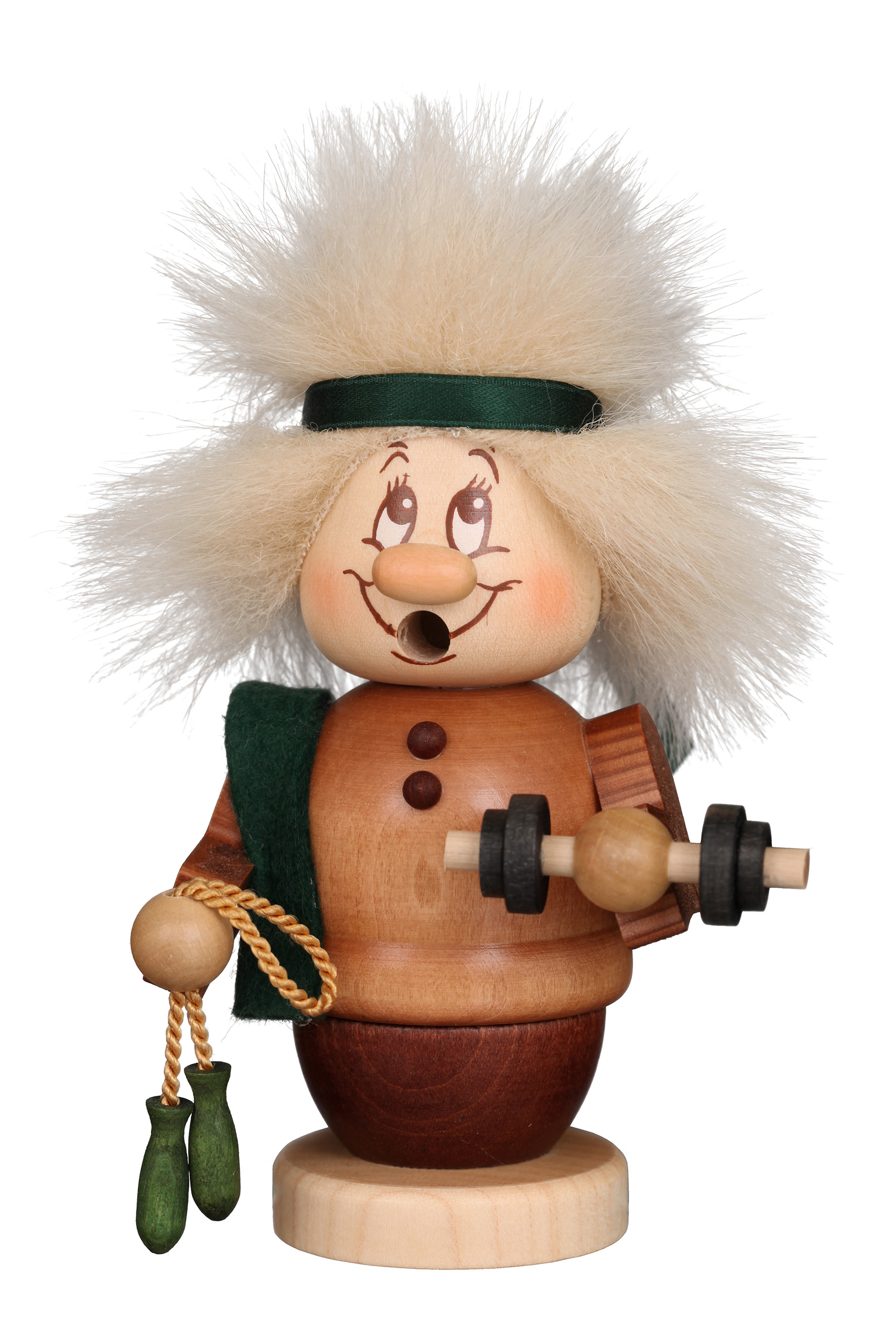 Miniwichtel Bodybuilder Räuchermann
