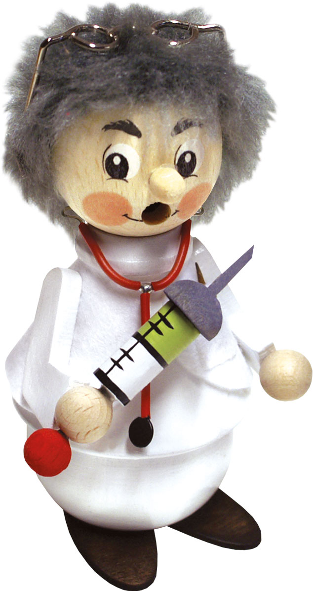 Räuchermännchen, Arzt Räuchermännchen, Arzt
