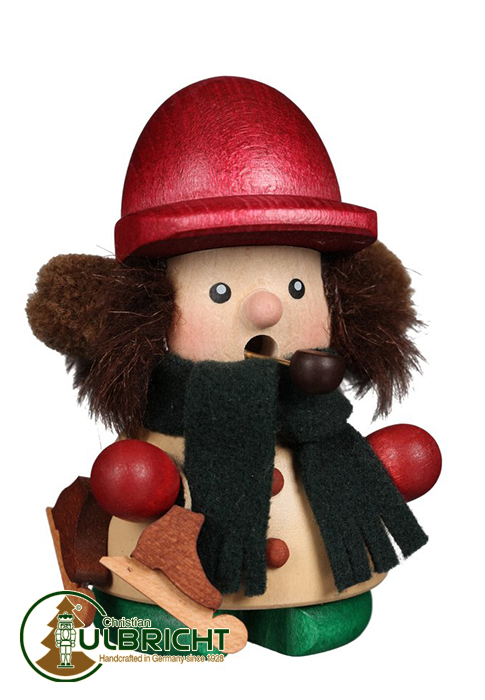 Räuchermann, Schlittschuhläufer H 10 cm