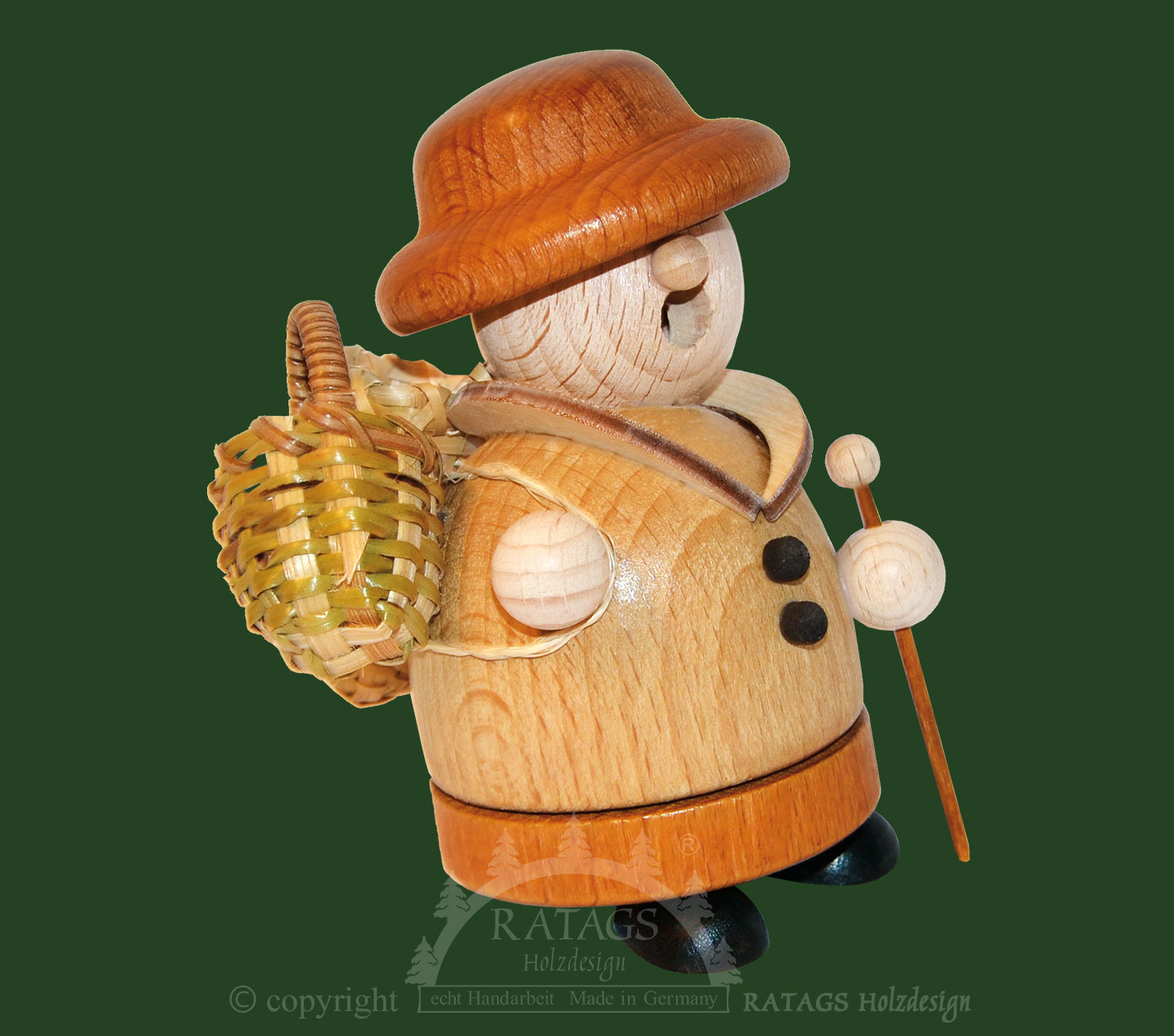 Räucher-Molli, Korbhändler Räucher-Molli, Korbhändler