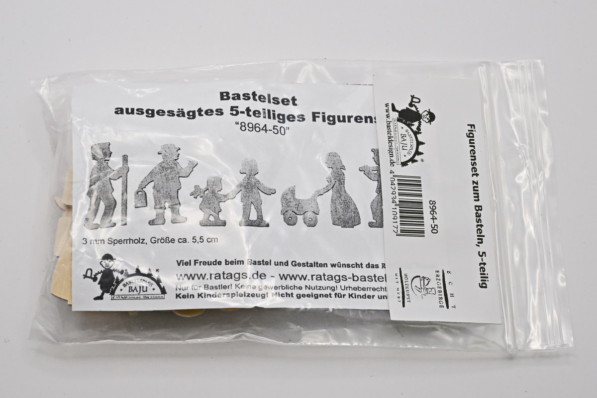 Figurenset zum Basteln, 5-teilig Figurenset zum Basteln, 5-teilig