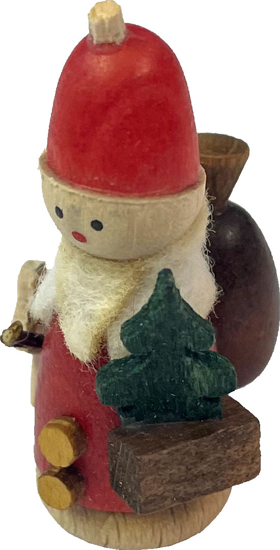 Figur mini, Weihnachtsmann, Geschenke