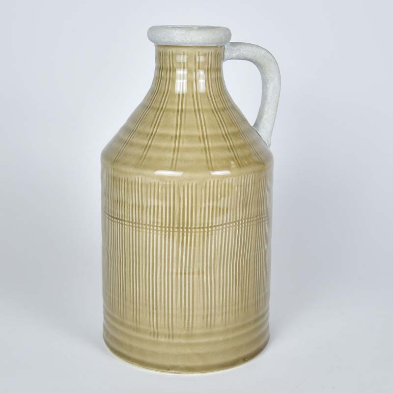 Vase m.Hkl.26cm Landhaus sort.