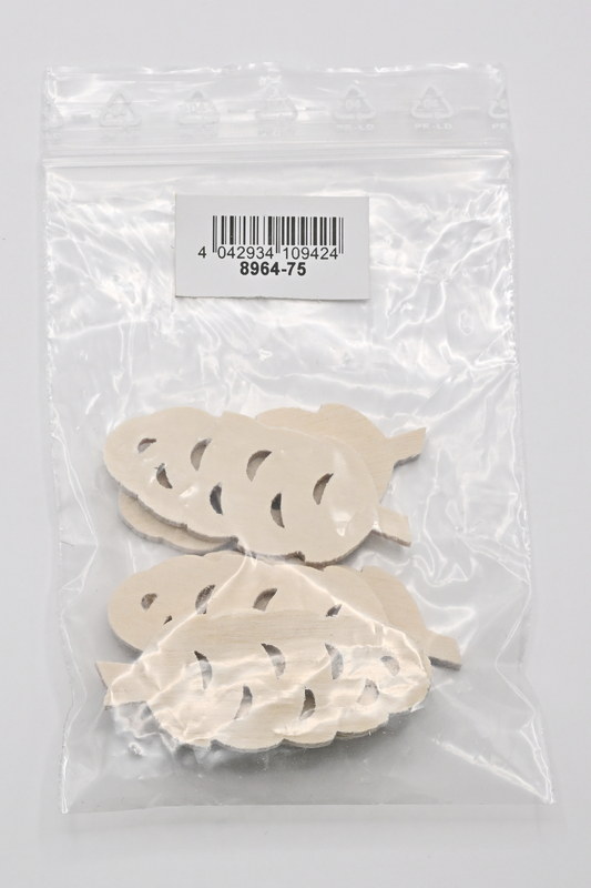 6er set Zapfen, Höhe 2,5 cm 6er set Zapfen, Höhe 2,5 cm