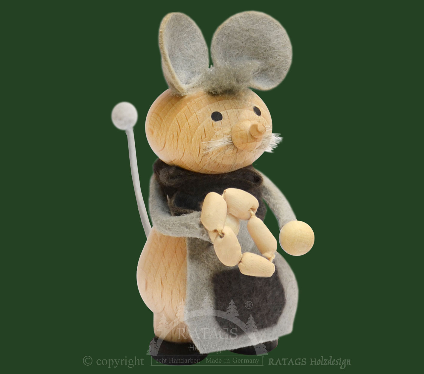 Maus mit kleinen Würstchen