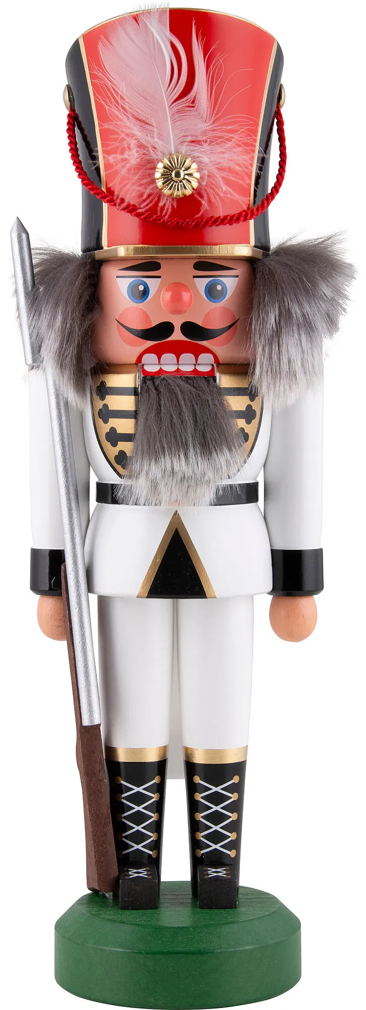 Nussknacker, Soldat wweiß, 26 cm Nussknacker, Soldat wweiß, 26 cm