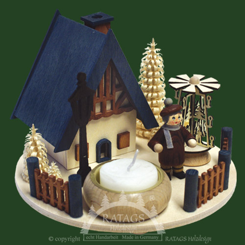 Lichterteller, Räucherhaus, Pyramide, Figur Lichterteller, Räucherhaus, Pyramide, Figur