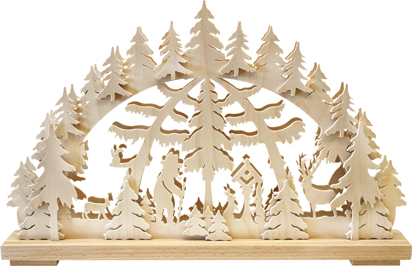 Schwibbogen klein, Waldspaziergang Schwibbogen klein, Waldspaziergang