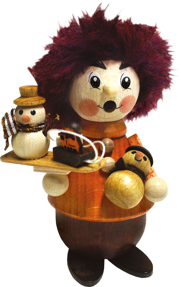 Räuchermännchen, Kind mit Schneemann Kurzlatscher Räuchermännchen, Kind mit Schneemann Kurzlatscher