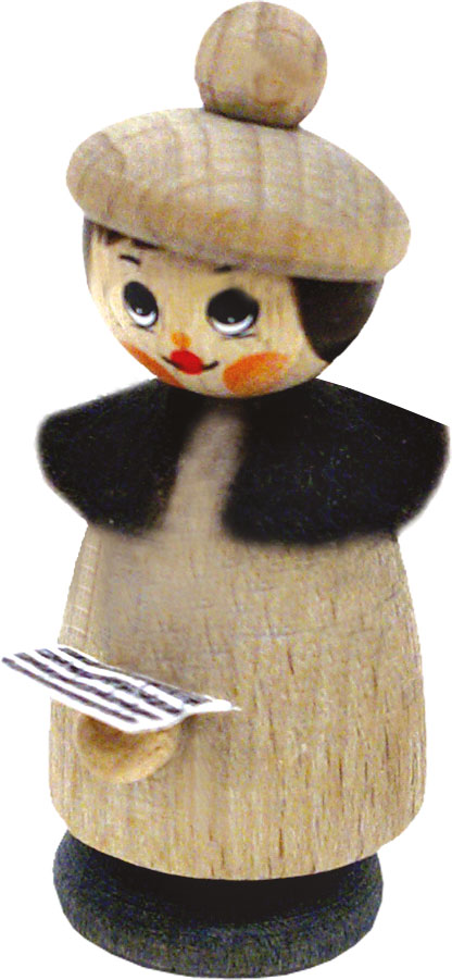Figur, Kurrende, grau Figur, Kurrende, grau