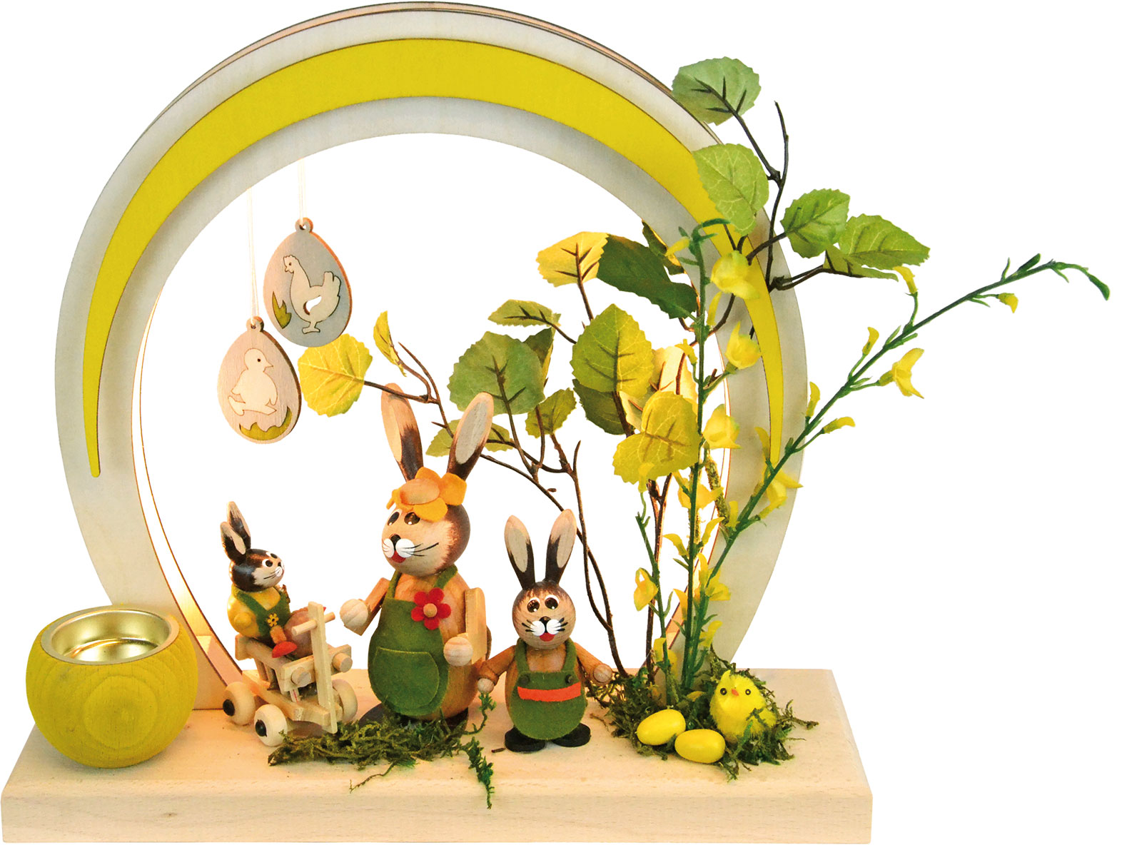 Romantikleuchte Ostern,LED,rund - gelb, Romantikleuchte Ostern,LED,rund - gelb,