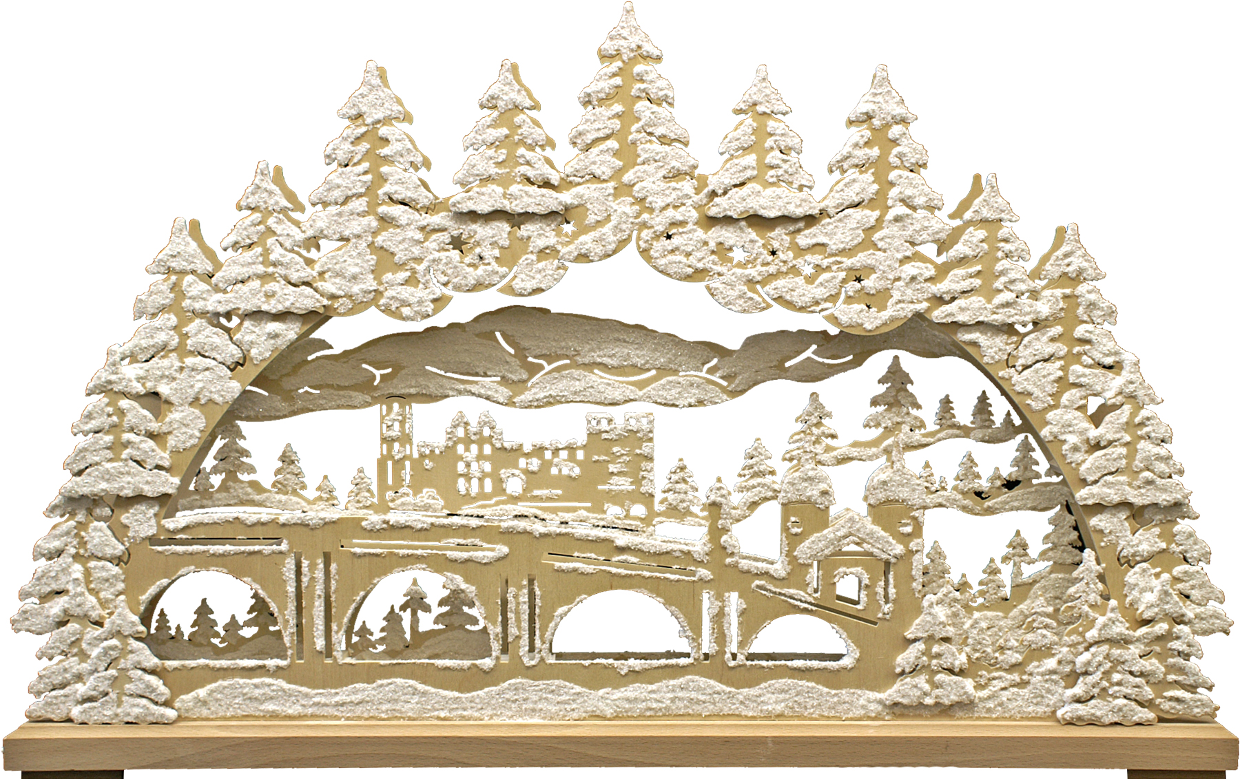 Schwibbogen gr., Heidelberg Raureif Schwibbogen gr., Heidelberg Raureif