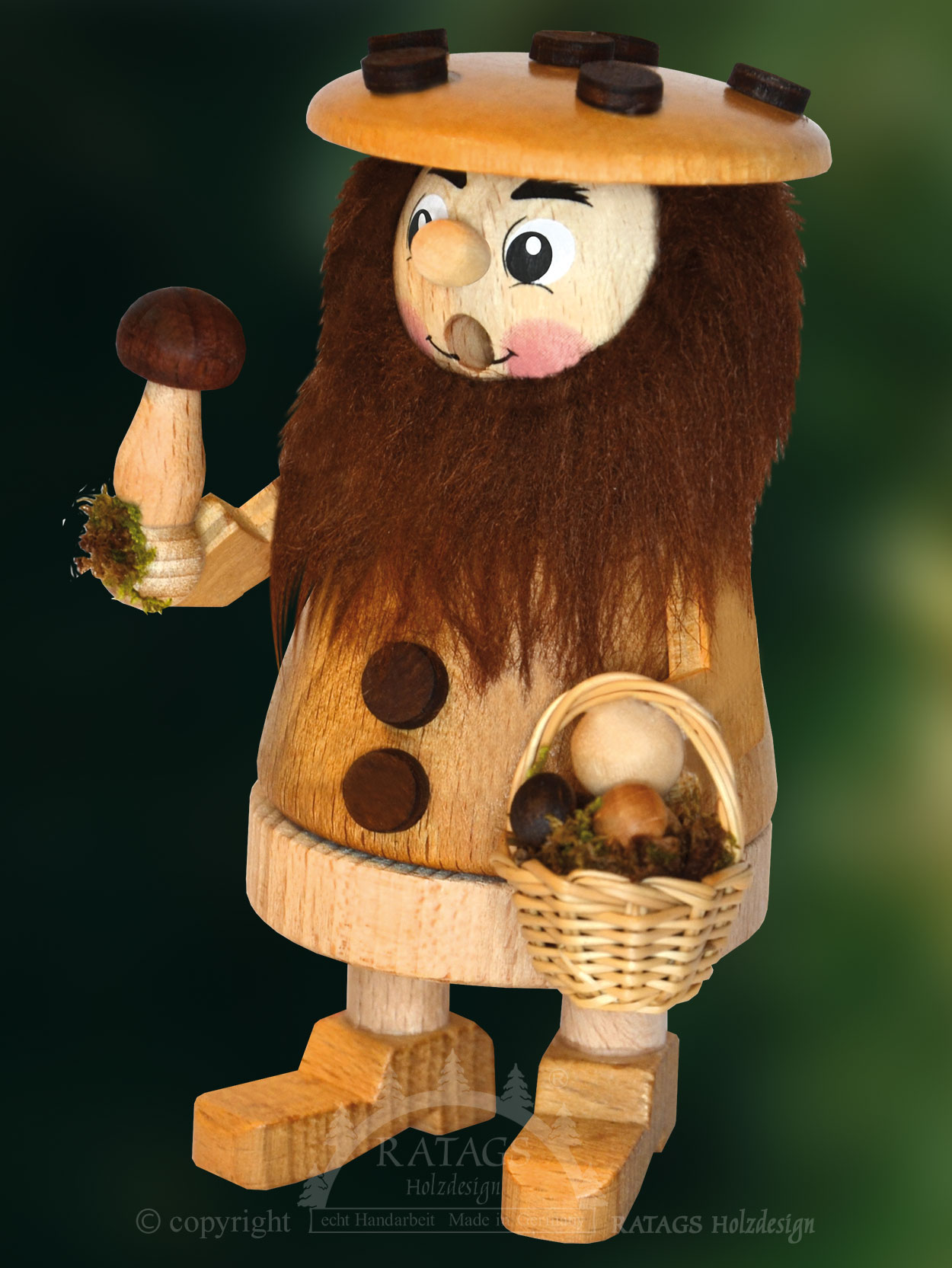 Räuchermännchen, Pilzmännchen, natur
