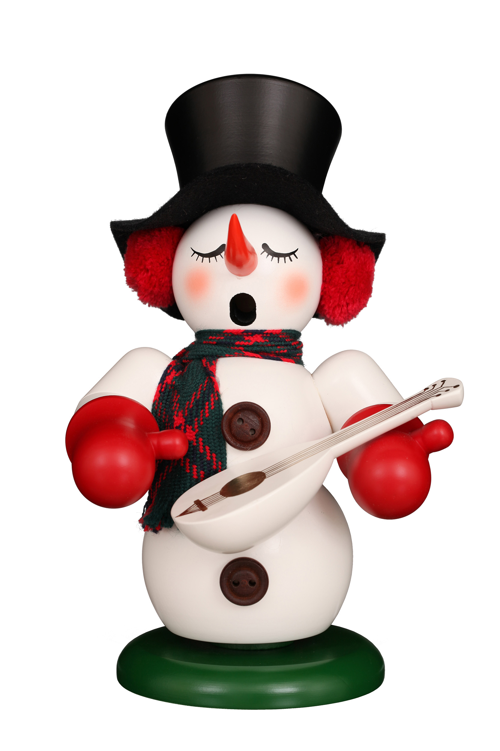 Schneemann mit Laute Schneemann mit Laute