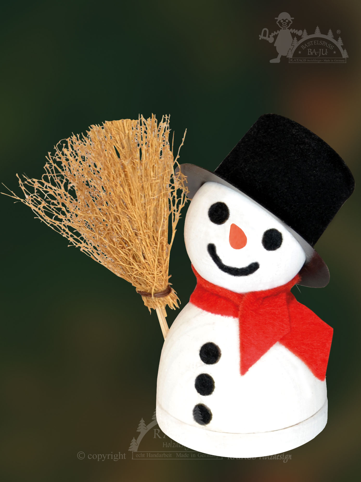 Räuchermännchen zum Basteln, Moppel, Schneemann Räuchermännchen zum Basteln, Moppel, Schneemann