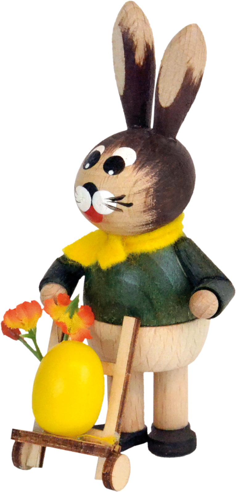Osterhase, grün, Sackkarre Osterhase, grün, Sackkarre