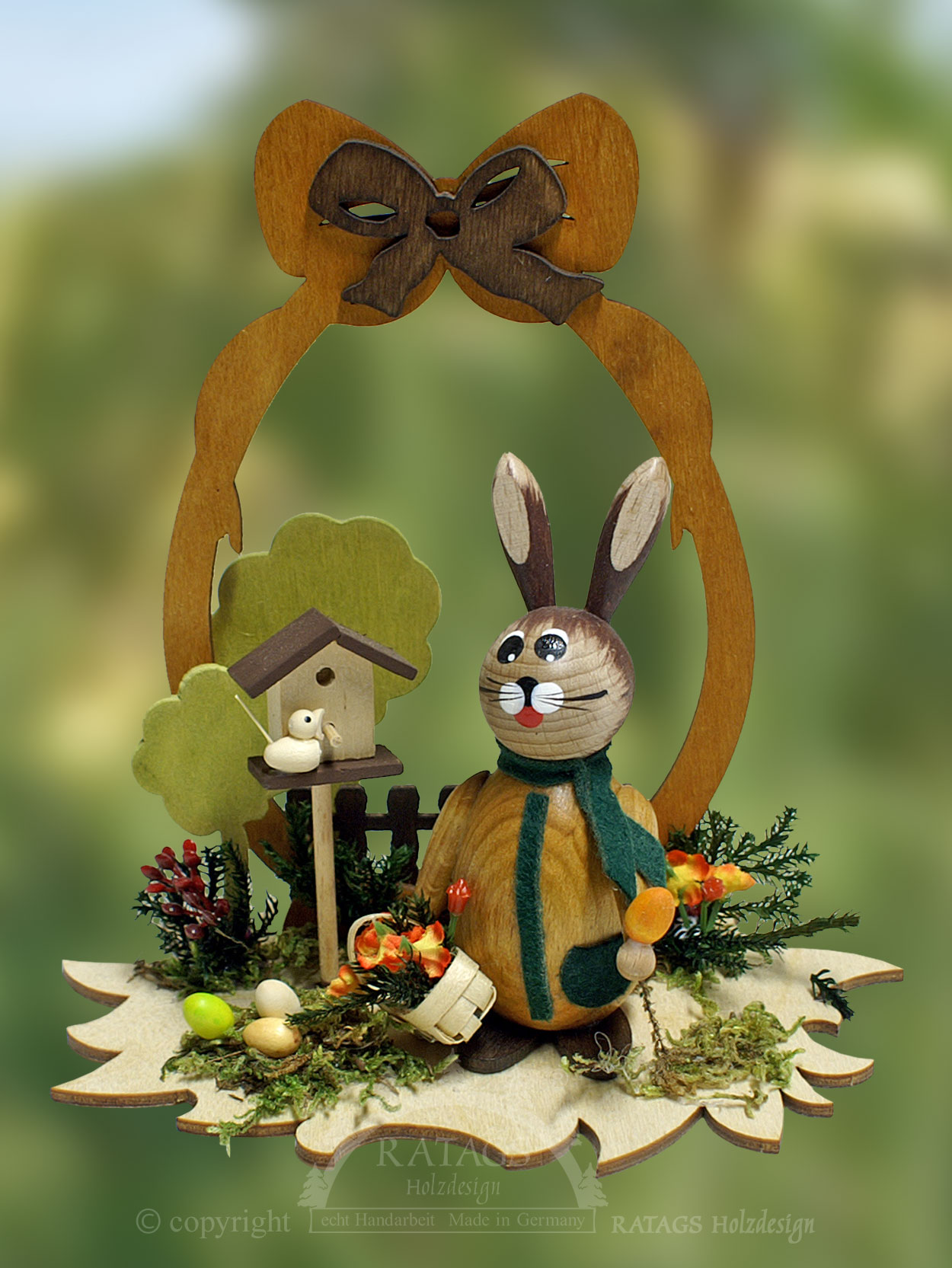 Häschen am Vogelhaus Häschen am Vogelhaus