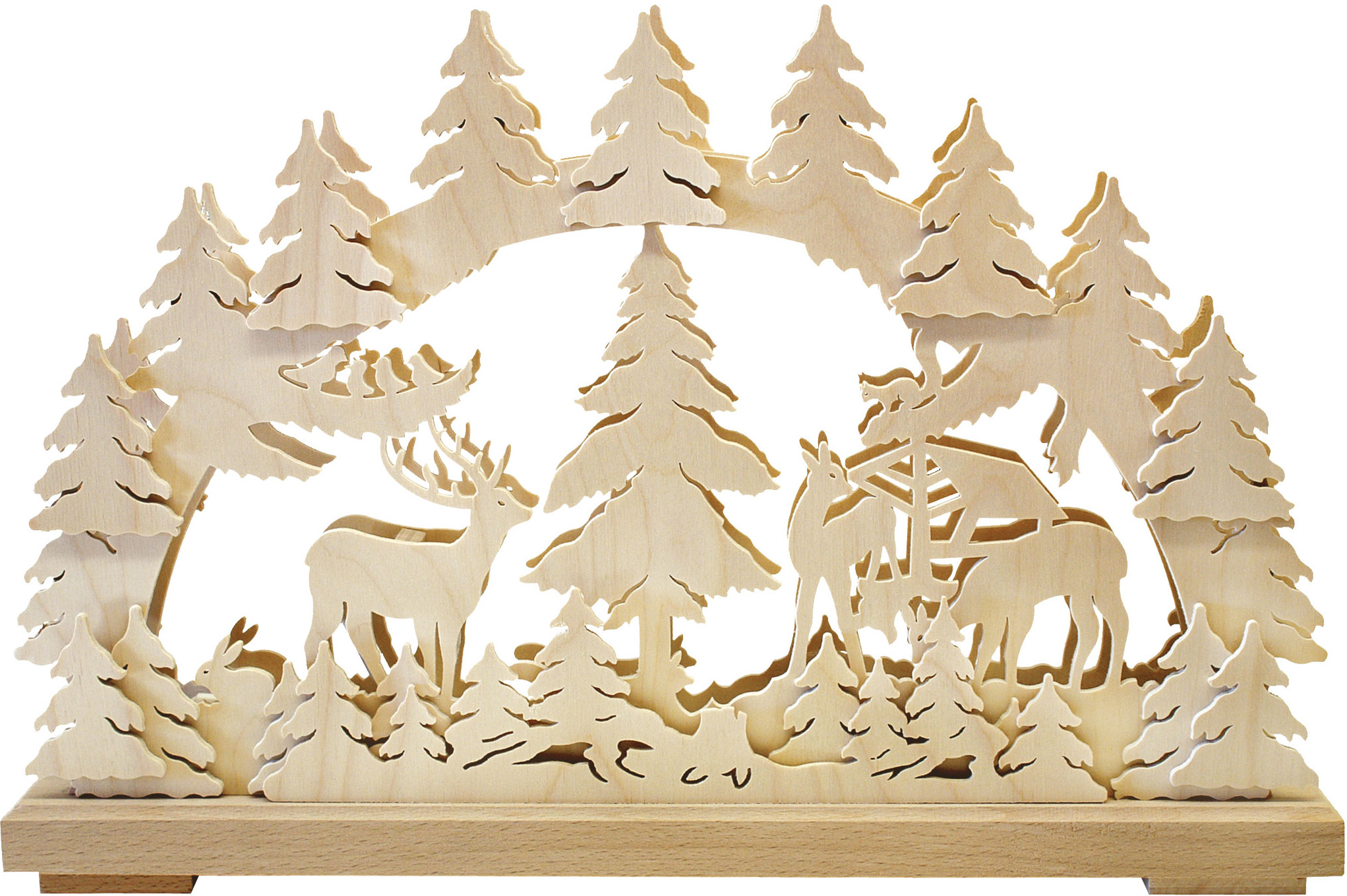 Schwibbogen klein, Waldtiere Schwibbogen klein, Waldtiere