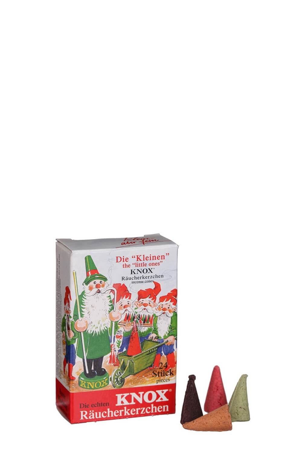 KNOX-Mini Räucherkerzen, Bunte Mischung Die Kleinen, 24 St./Pkg.