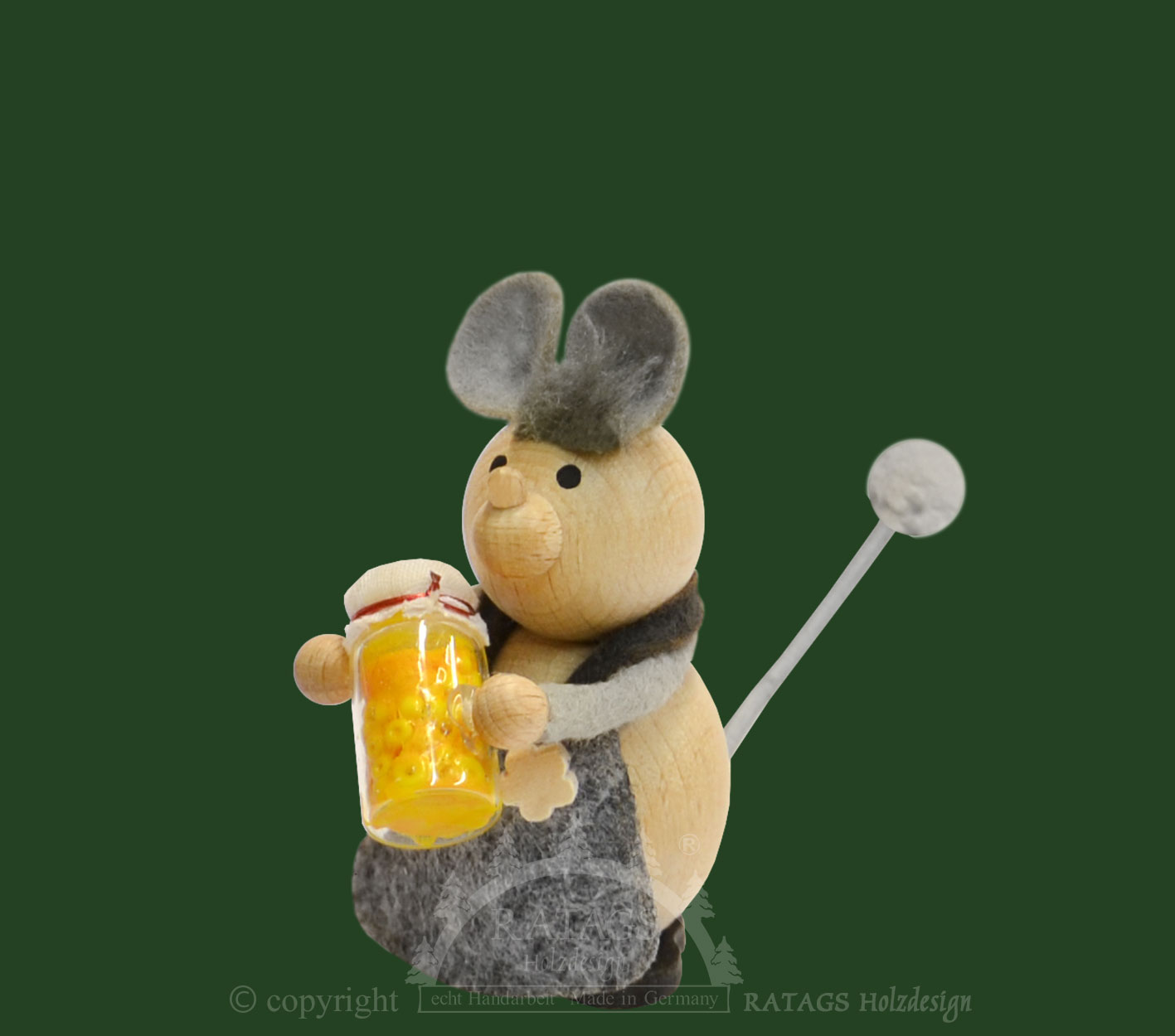 Mäuschen mit Einweckglas Mäuschen mit Einweckglas