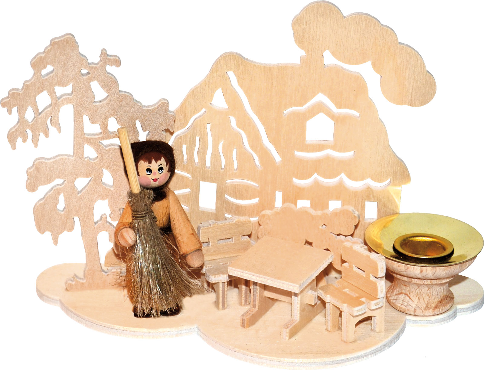 Tischschmuck zum Basteln, Wolke Haus Tischschmuck zum Basteln, Wolke Haus
