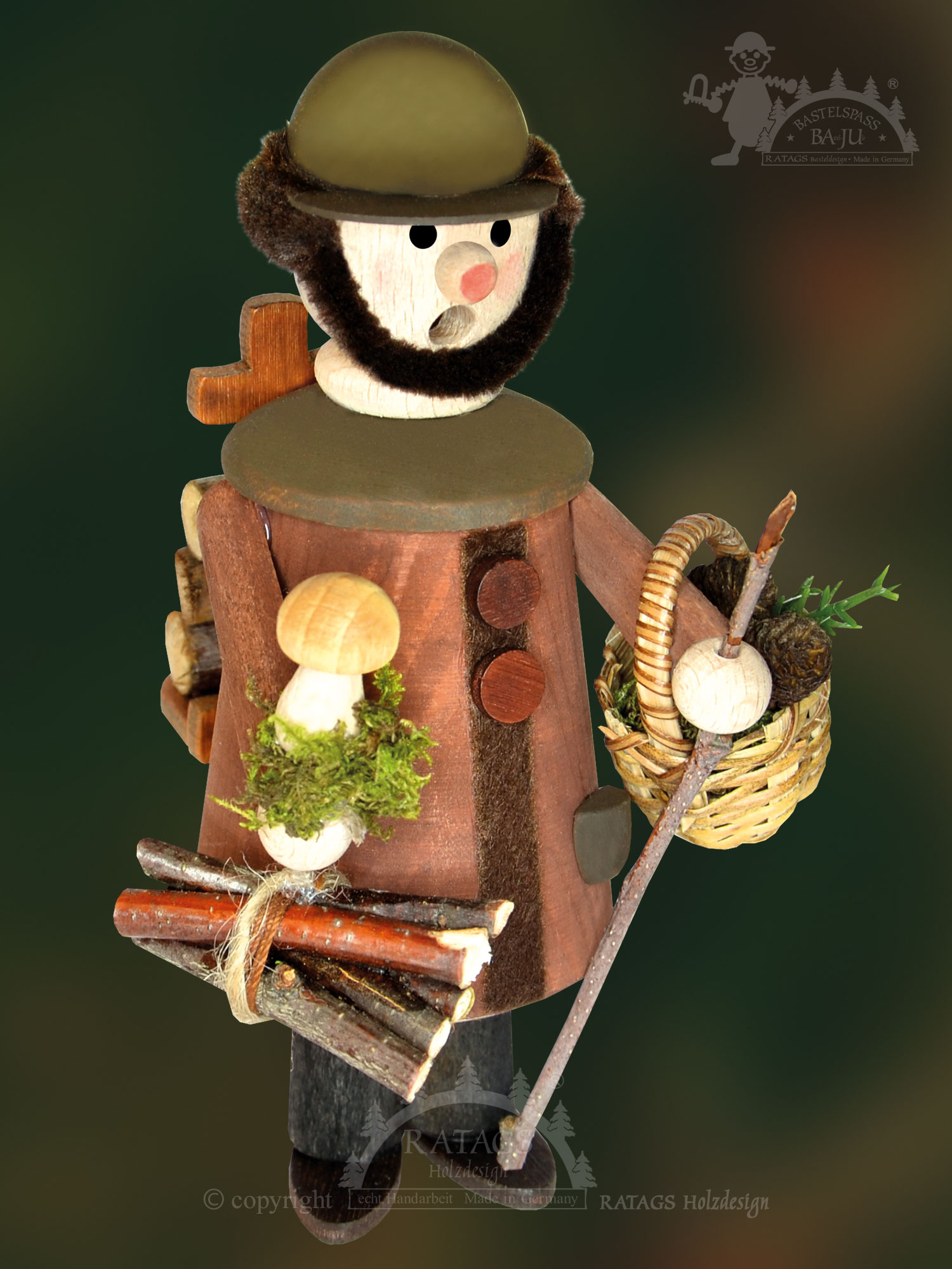 Räuchermännchen zum Basteln, Waldmann Räuchermännchen zum Basteln, Waldmann