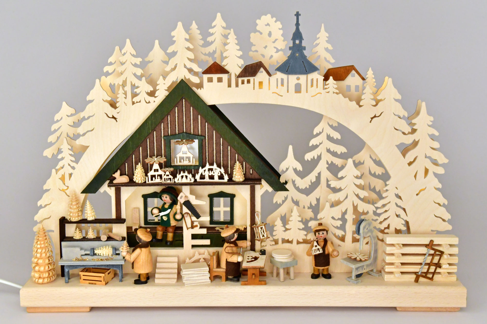 3D-Schwibbogen kl., Kunsthandwerk aus dem Erzgebirge 3D-Schwibbogen kl., Kunsthandwerk aus dem Erzgebirge