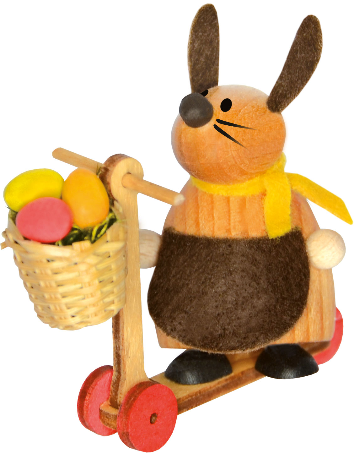 Häschen auf Roller, Eierkorb Häschen auf Roller, Eierkorb