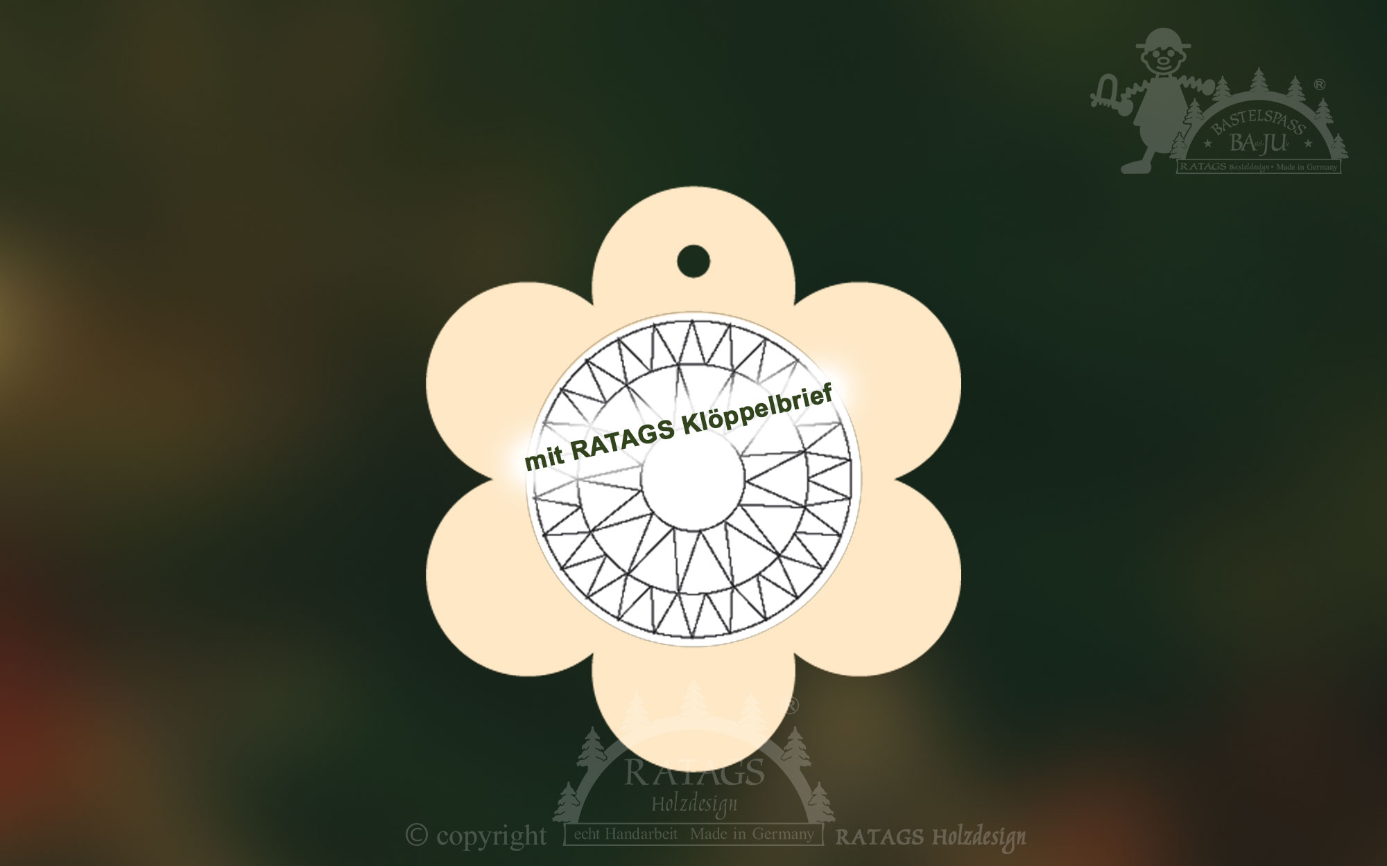 4 Klöppelrahmen, Blumen zum Anhängen mit RATAGS Klöppelbrief 4 Klöppelrahmen, Blumen zum Anhängen mit RATAGS Klöppelbrief