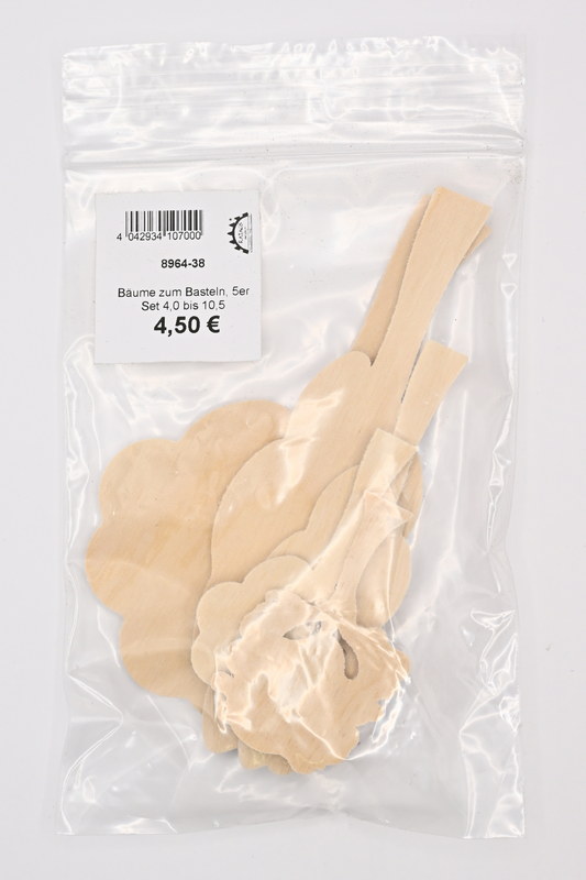 Bäume zum Basteln, 5er Set 4,0 bis 10,5 Bäume zum Basteln, 5er Set 4,0 bis 10,5