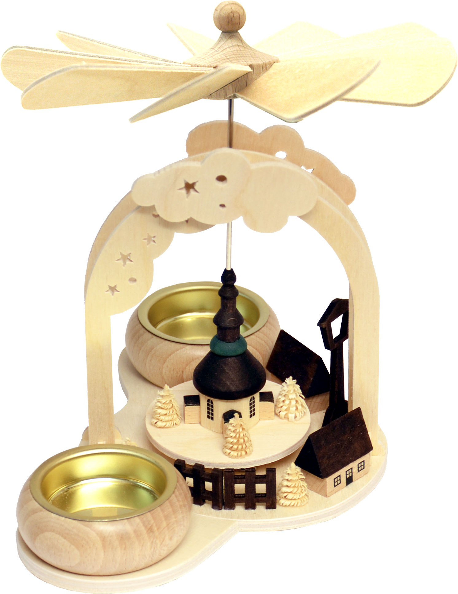 Minipyramide, Mittelkirche, Teelicht