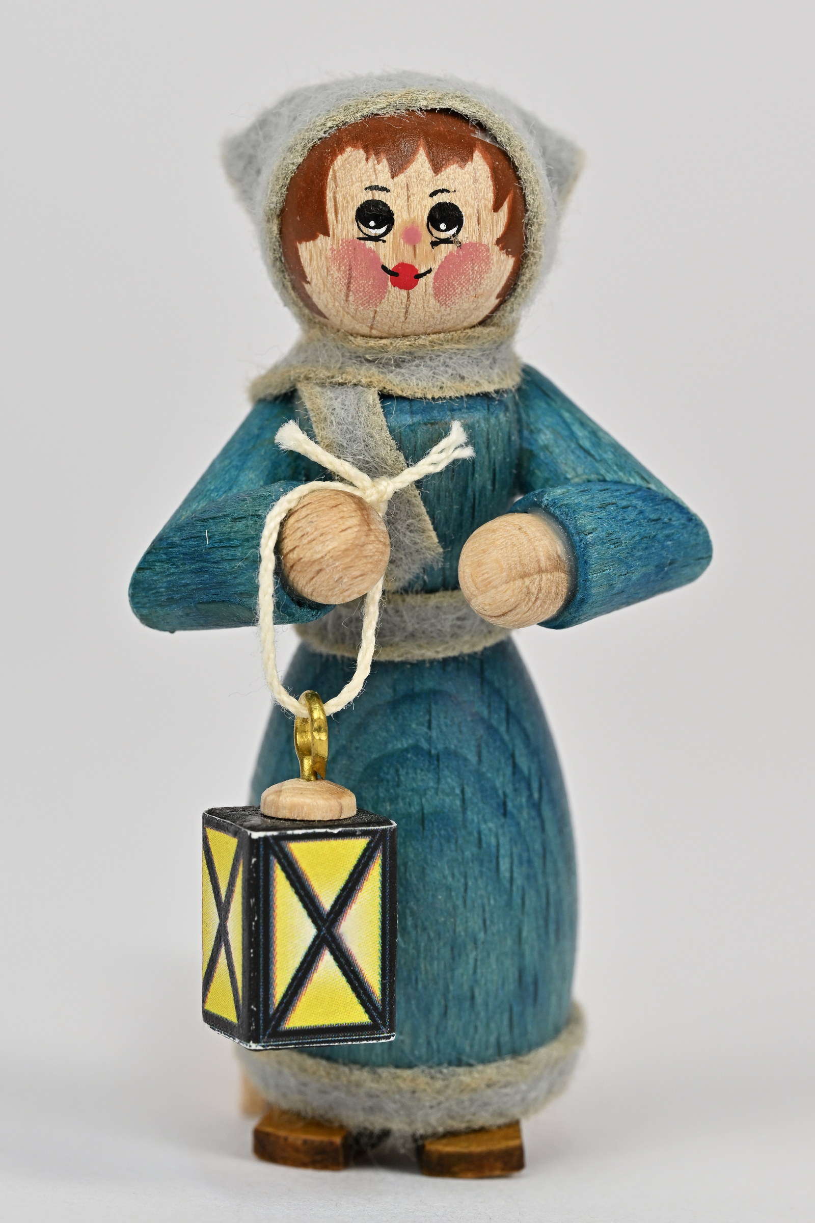 Figur, Laternenkind, taubenblau Figur, Laternenkind, taubenblau
